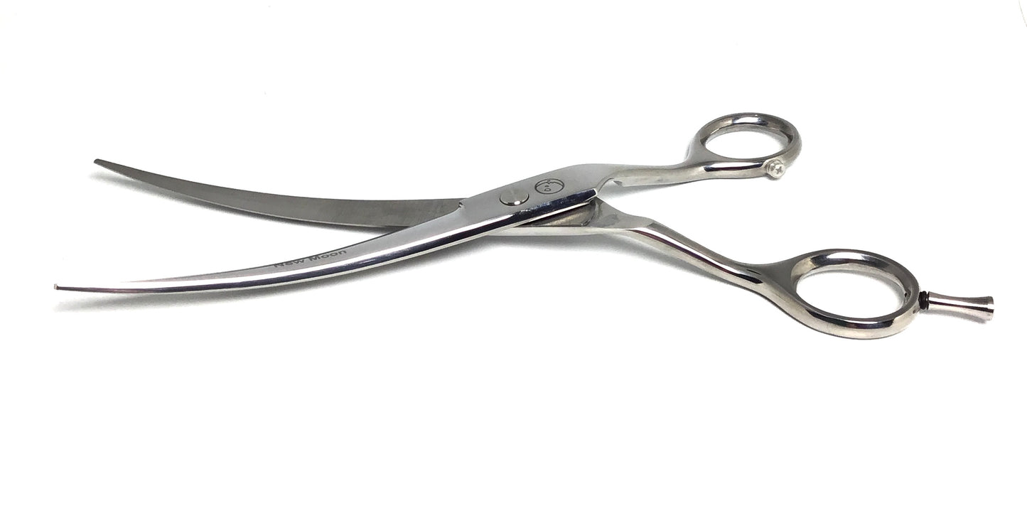 New Moon~Mustang~Curved Bent Shank Dog Grooming Scissor
