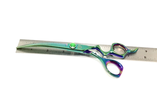 New Moon Green Moonster Super Curve Dog Grooming Scissor