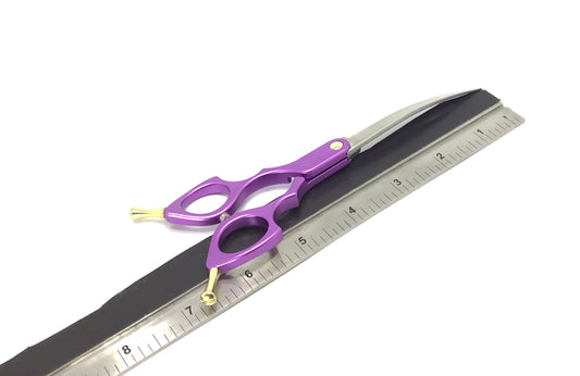 Left Handed, “Lefty Loosey,” New Moon Asian Fusion Super Curve Dog Grooming Scissor