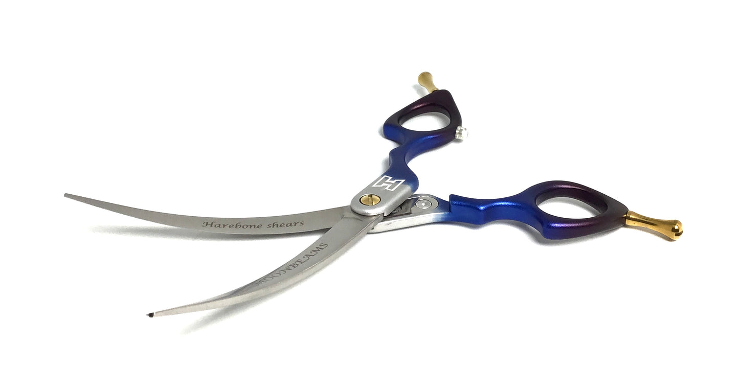 Moonbeam~Stellar~Rainbow Super Curved Dog Grooming Scissor
