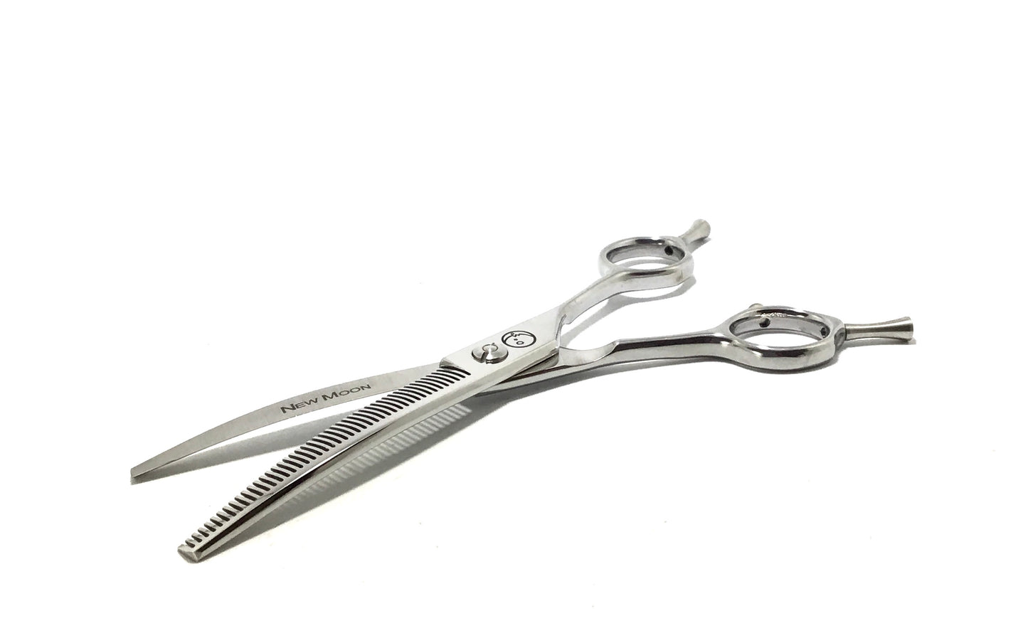 New Half-Moon Dog Grooming Curved Thinner Scissor