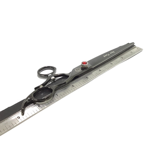 New Moon Black Beauty Straight Swivel Dog Grooming Scissor