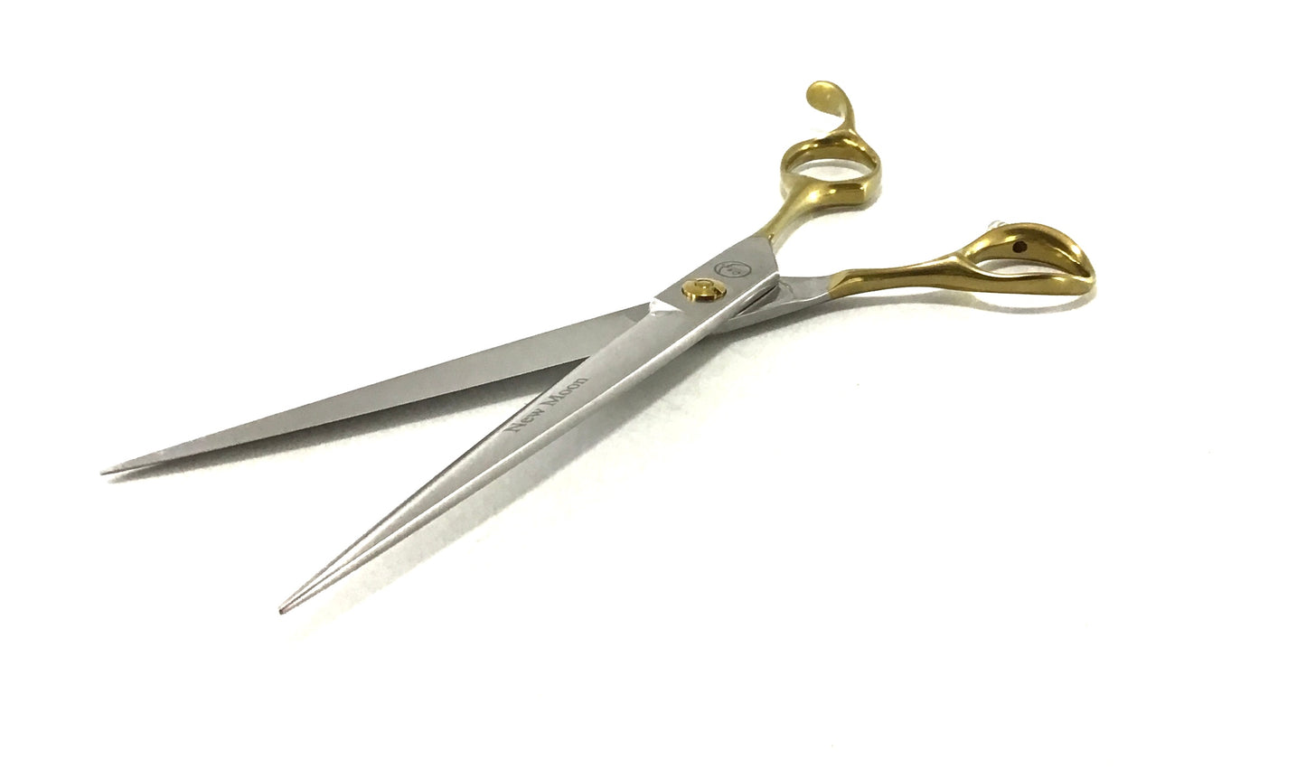 New Moon Bitcoin Straight Dog Grooming Scissor