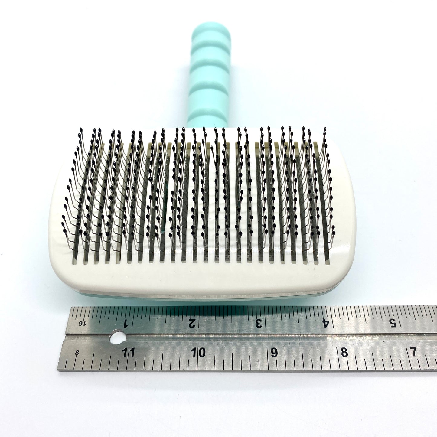 Moon Bath Brush Push Clean w/ round bead dots