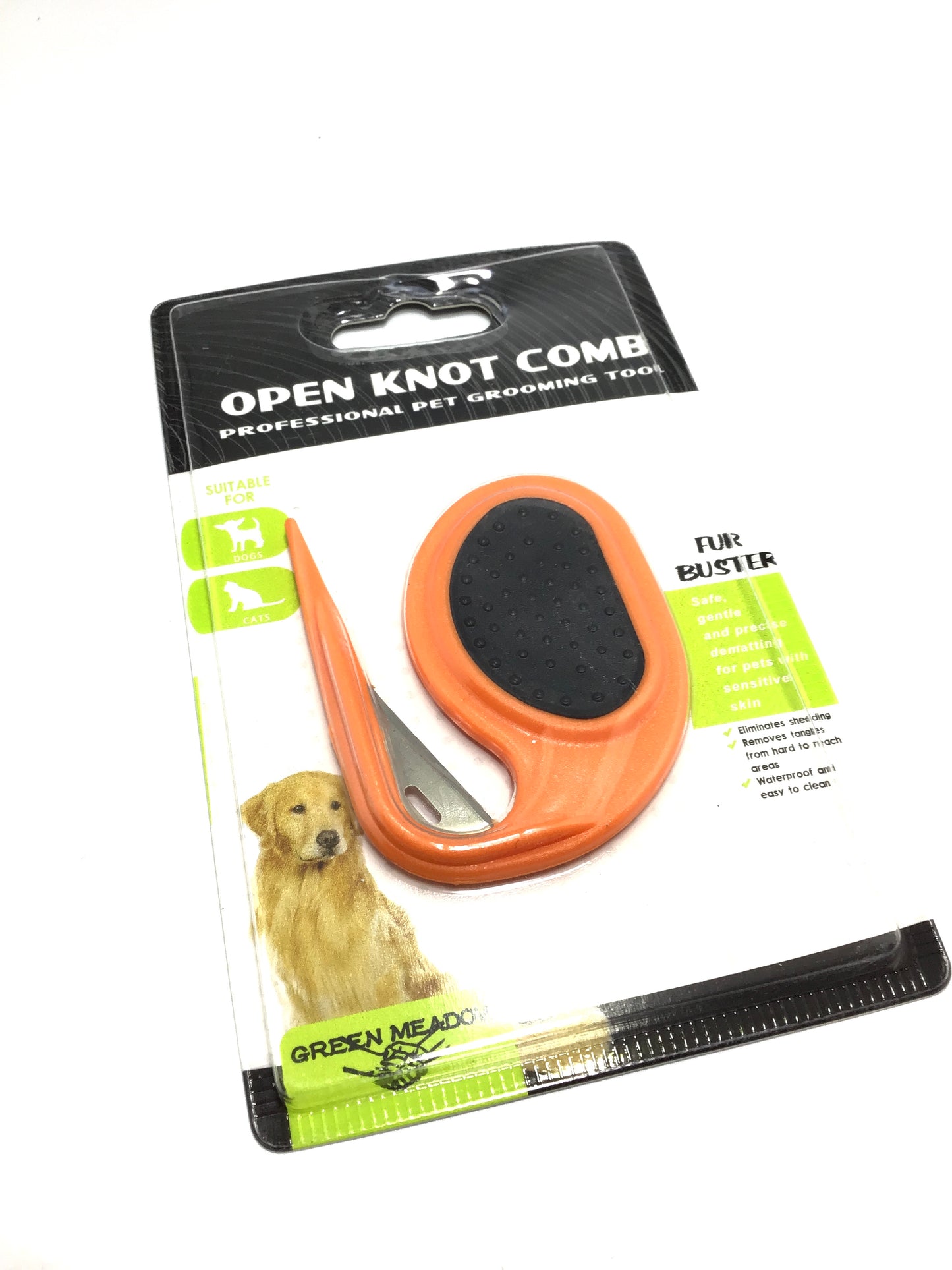 Open Knot Fur Buster Moon Comb