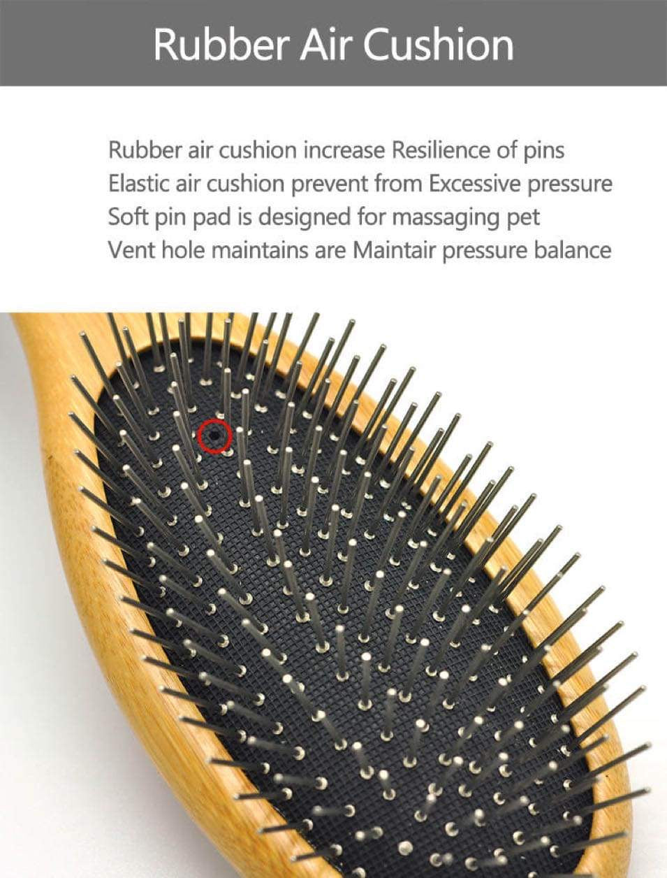 Celestial Moon Bamboo Show Class Pin Brush