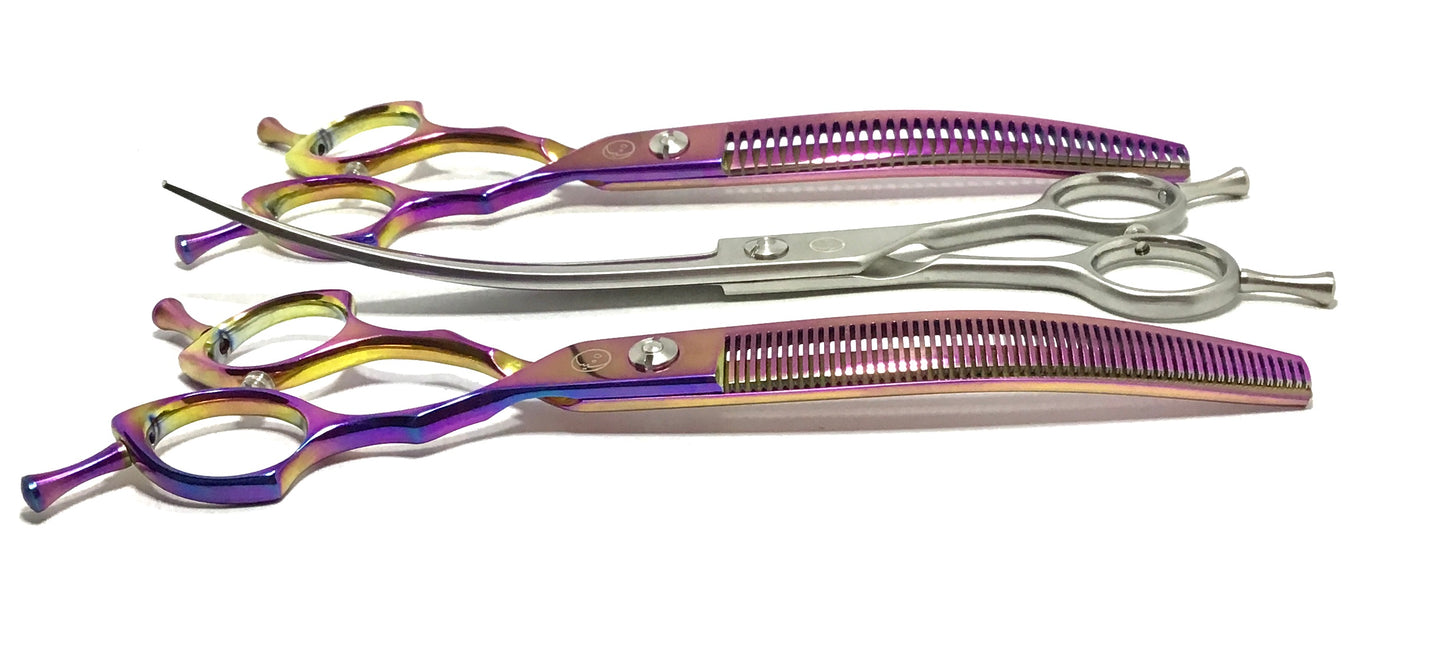 Swan Nirvana 3pc Curved Thinner & Chunker Set