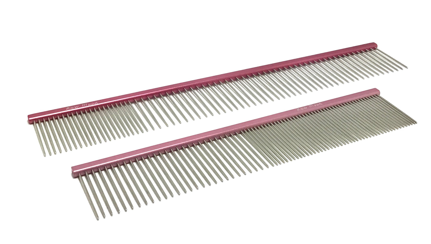 Alice Li Jupiter 2pc Show Class Airline Aluminum-AntiStatic- Featherweight Comb Set