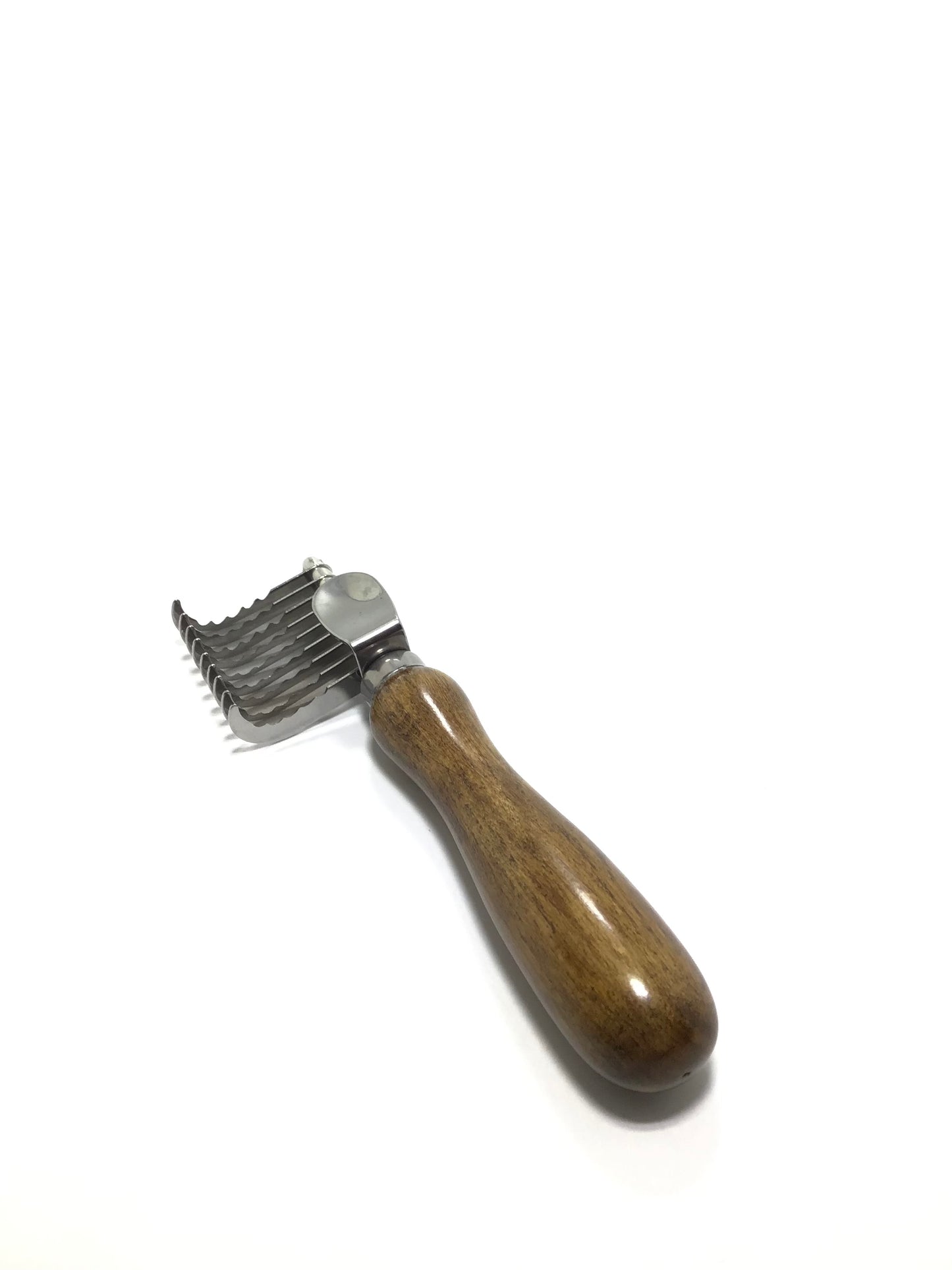 Crescent Moon Wooden Handle Dematting Rake/Tool