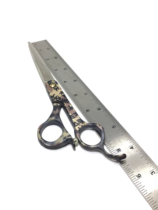 New Painted Moon Straight Dog Grooming Scissors