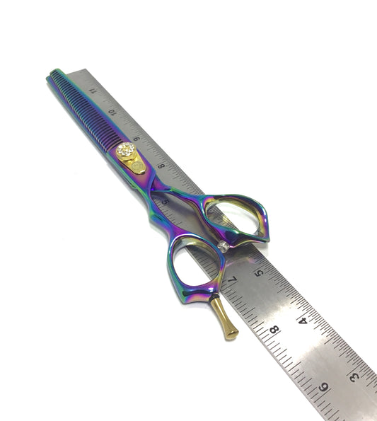 Left Handed New Moon Blender Dog Grooming Scissor