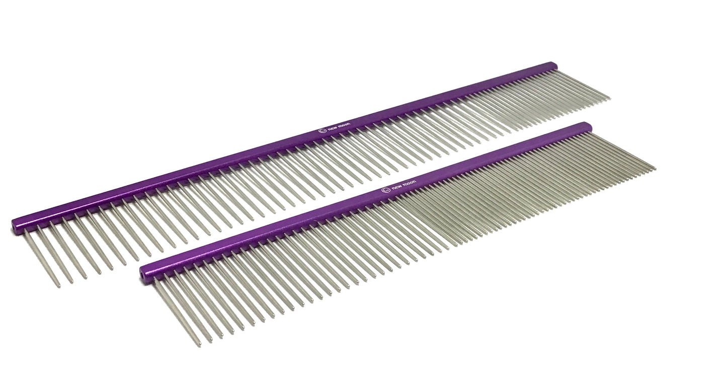 Alice Li Jupiter 2pc Show Class Airline Aluminum-AntiStatic- Featherweight Comb Set