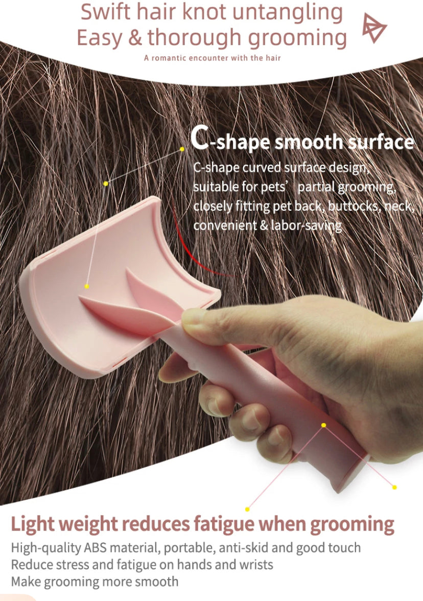 New Moon Long Tine Slicker Brush “ The Doodle”