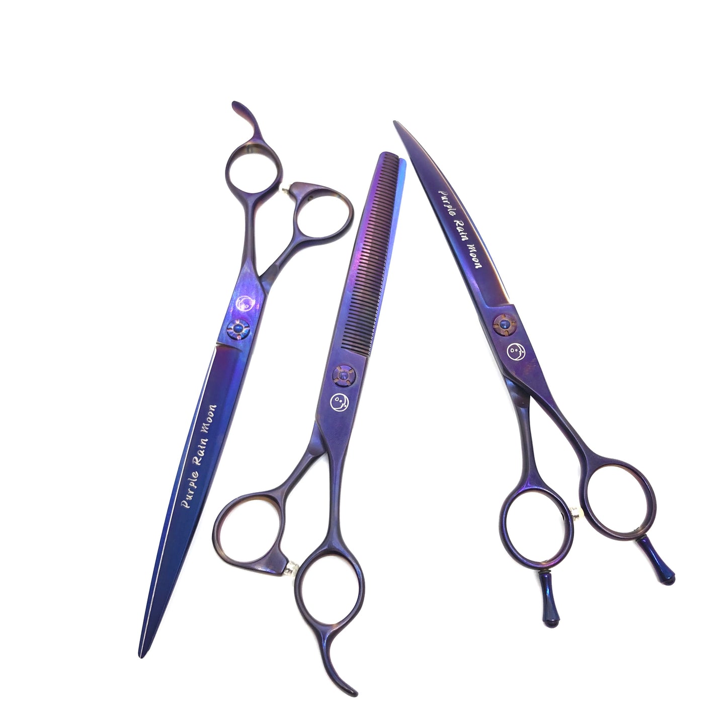 New Moon Purple Rain 3pc Dog Grooming Scissor Set or Individual