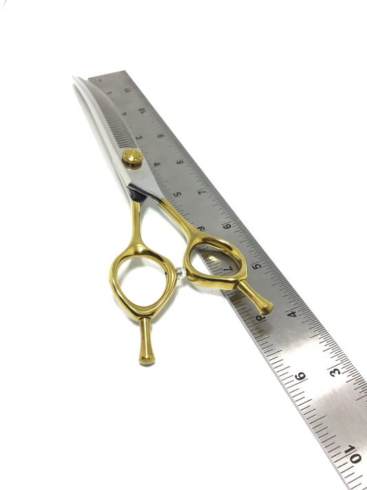 New Moon Bitcoin Curved Thinner Dog Grooming Scissor