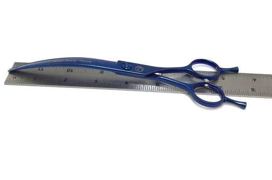 New Moon Blue Bird 2pc Dog Grooming Scissor Set or Individual( super curve & straight)