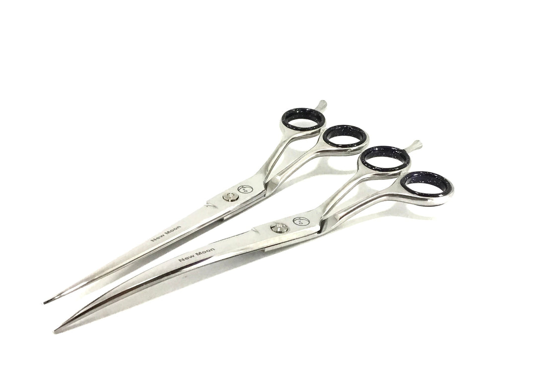 Discover the New Moon Bent Shank Shears from Harebone: The Ergonomic Powerhouse for Dog Groomers
