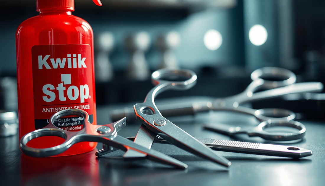 The Hidden Danger in Your Grooming Station: Why You Should Never Store Shears and Blades Near Kwik Stop