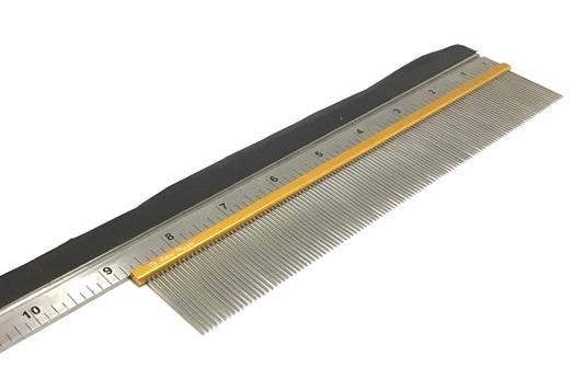 New Moon Gold Fine Tooth Show Competition Dog Grooming Comb(gold)