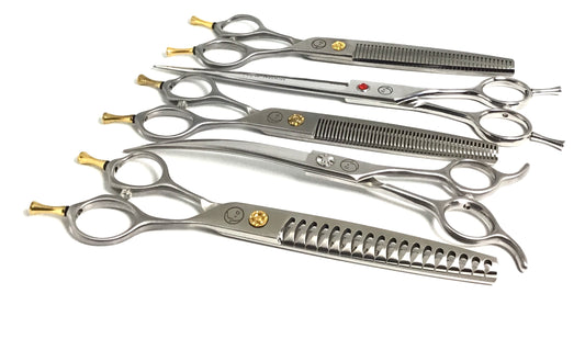 MoonSky 5pc Dog Grooming Scissor Set