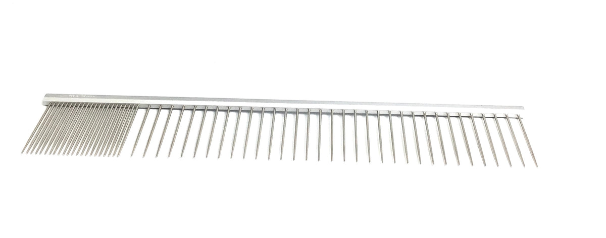 Silver New Moon Dog Grooming Comb