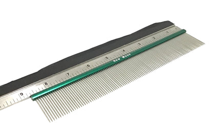 Green Envy Fine Tooth Show Competition Comb