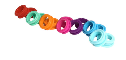 New Moon Tiny Finger Petite Hand Scissor Finger Rings