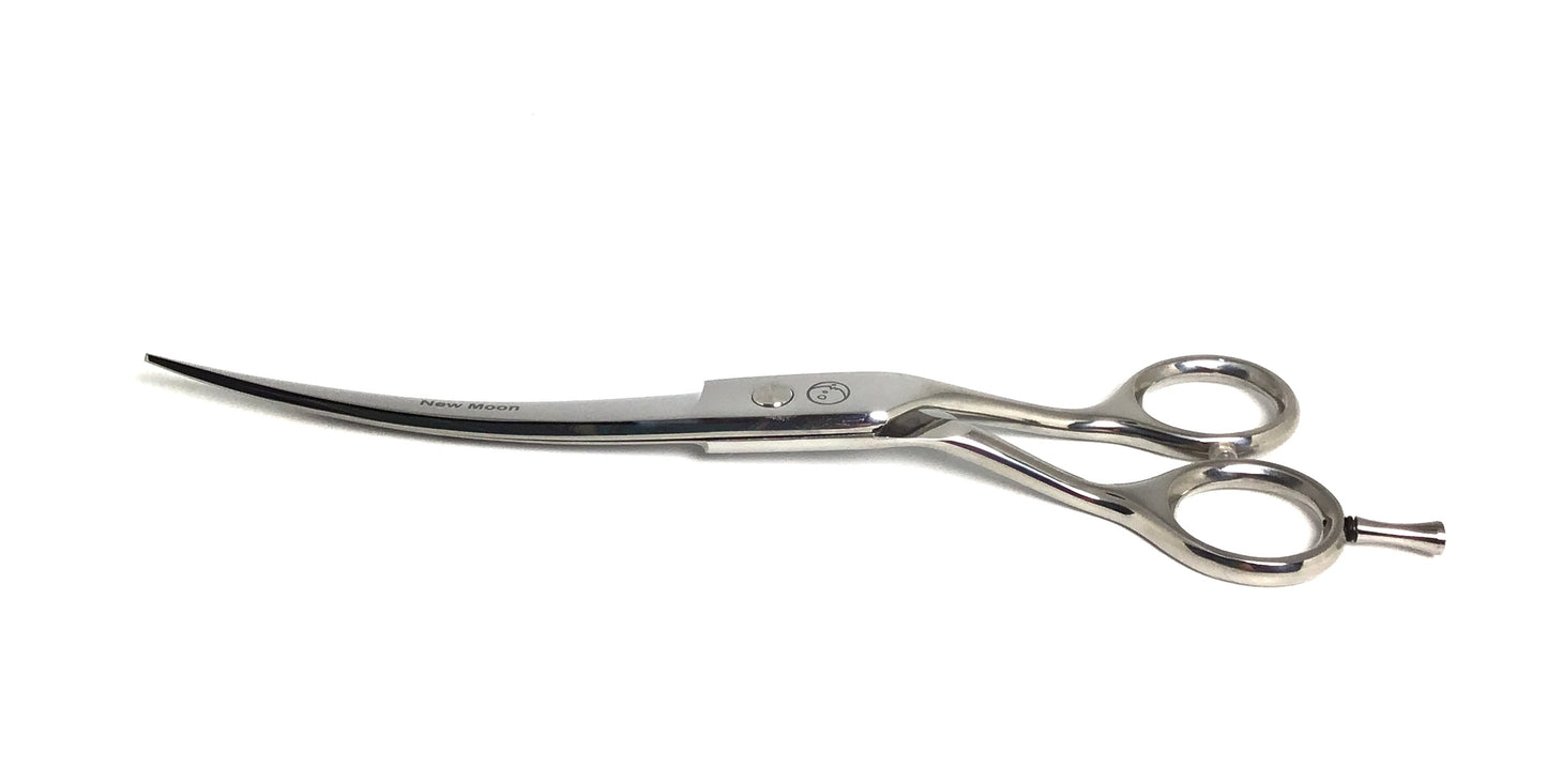 New Moon~Mustang~Bent Shank 2pc Dog Grooming Scissor Set