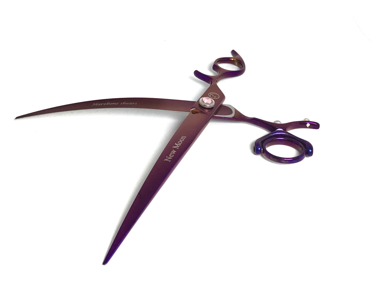 New Moon Queen Swivel 2pc Dog Grooming Scissor Set or Individual