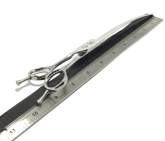 Left Handed New Nine Moon Curve Dog Grooming Scissor