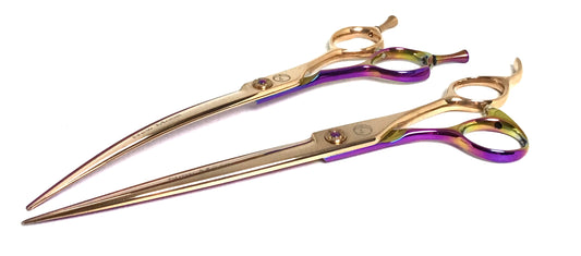 New Moon Jupiter 2pc Dog Grooming Set(Super Curve & Straight)