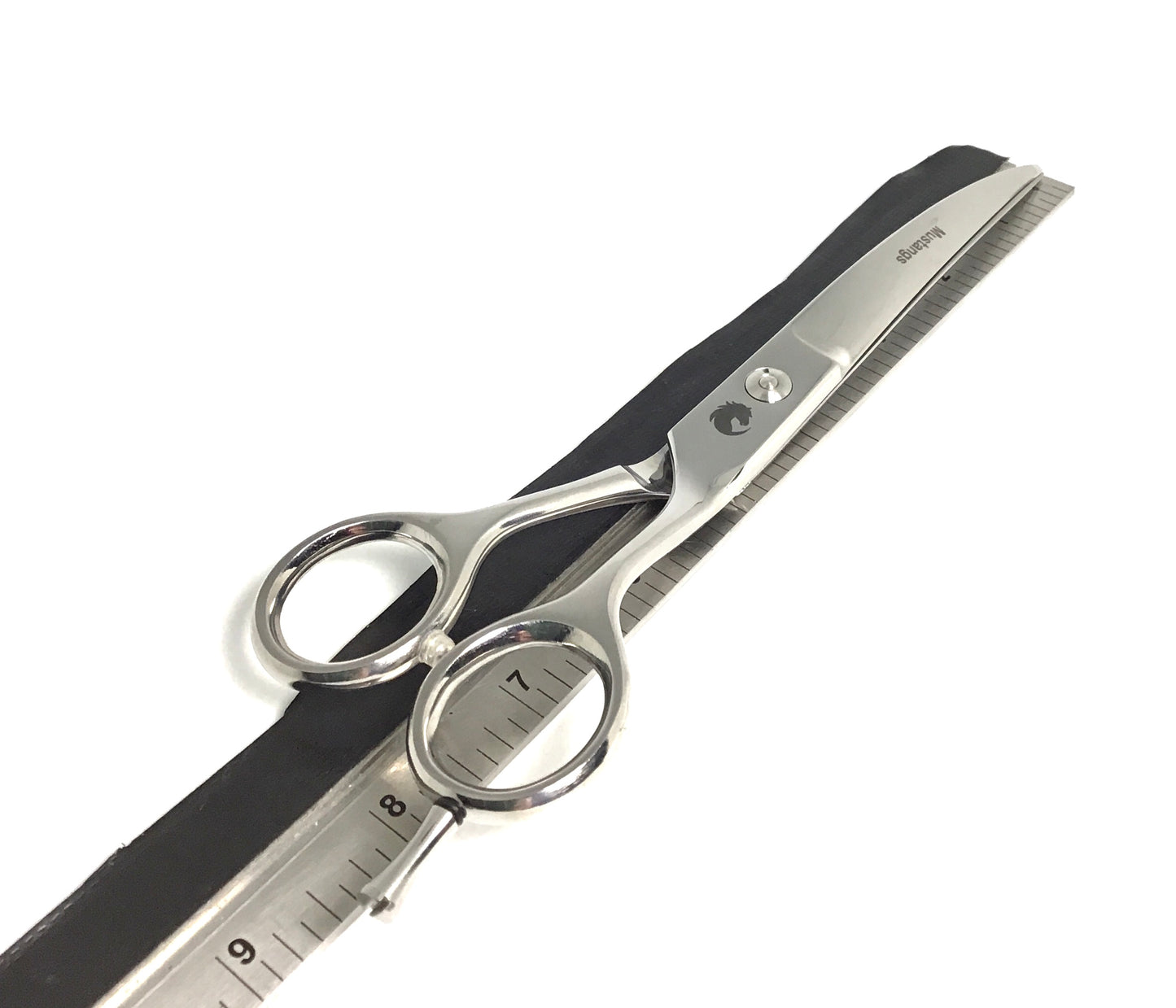 New Moon~Mustang~Bent Shank 2pc Dog Grooming Scissor Set