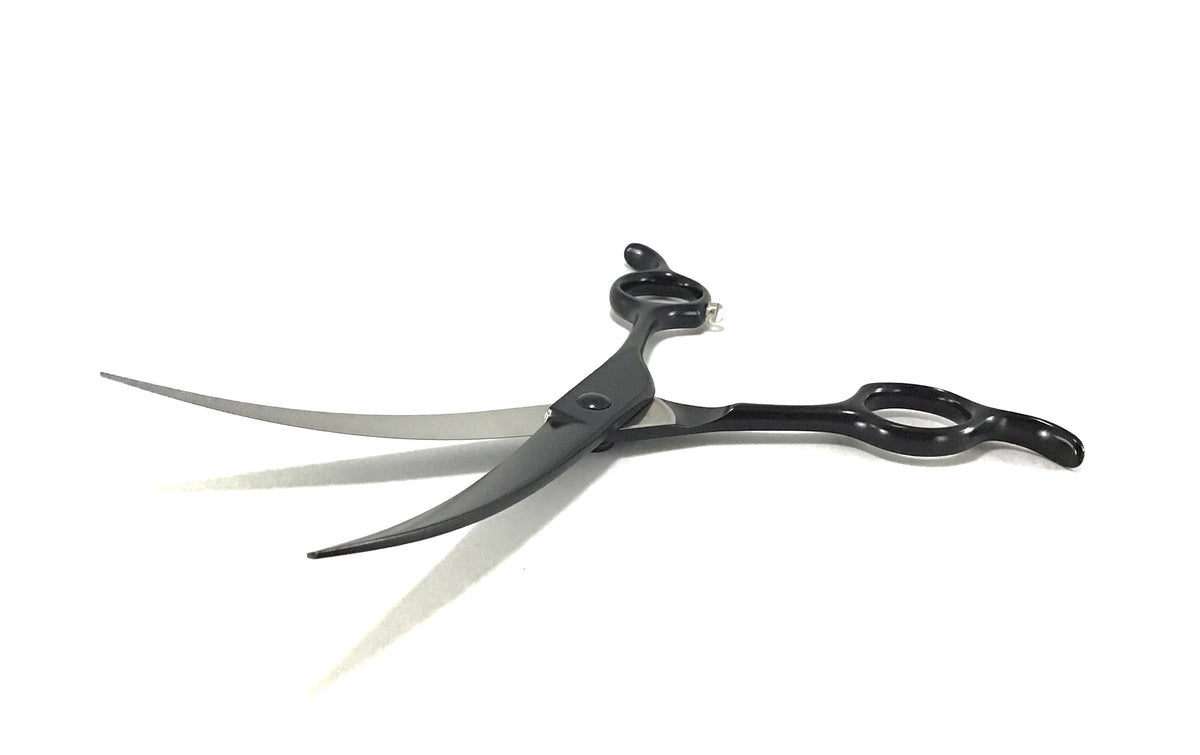 Total Lunar Eclipse 3pc w/ Curved Thinner Dog Grooming Scissor Set