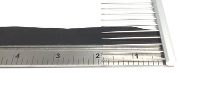 Silver New Moon Dog Grooming Comb