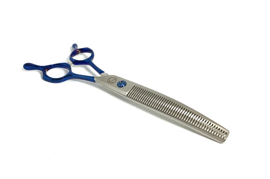 New Moon Blue Moon Curved Thinner Dog Grooming Scissor