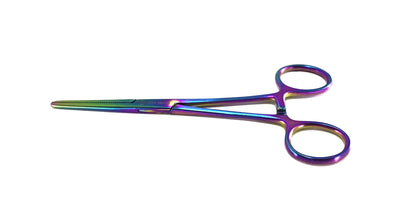 Rainbow Hemo Moon Straight Tweezers
