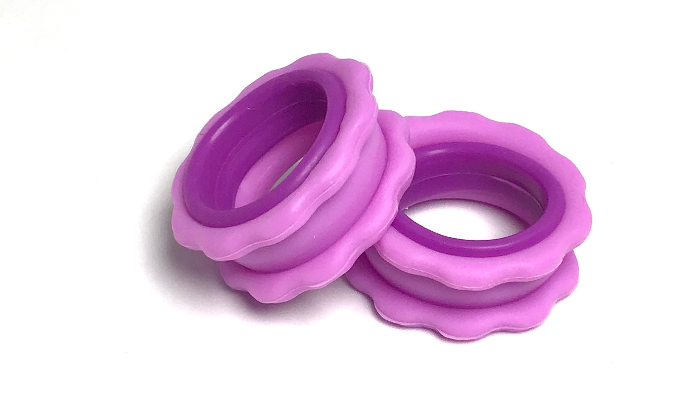 New Moon Tiny Finger Petite Hand Scissor Finger Rings-Gear Blossom