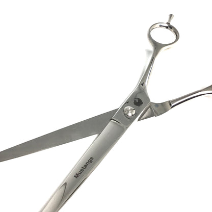 New Moon~Mustang~Bent Shank 2pc Dog Grooming Scissor Set