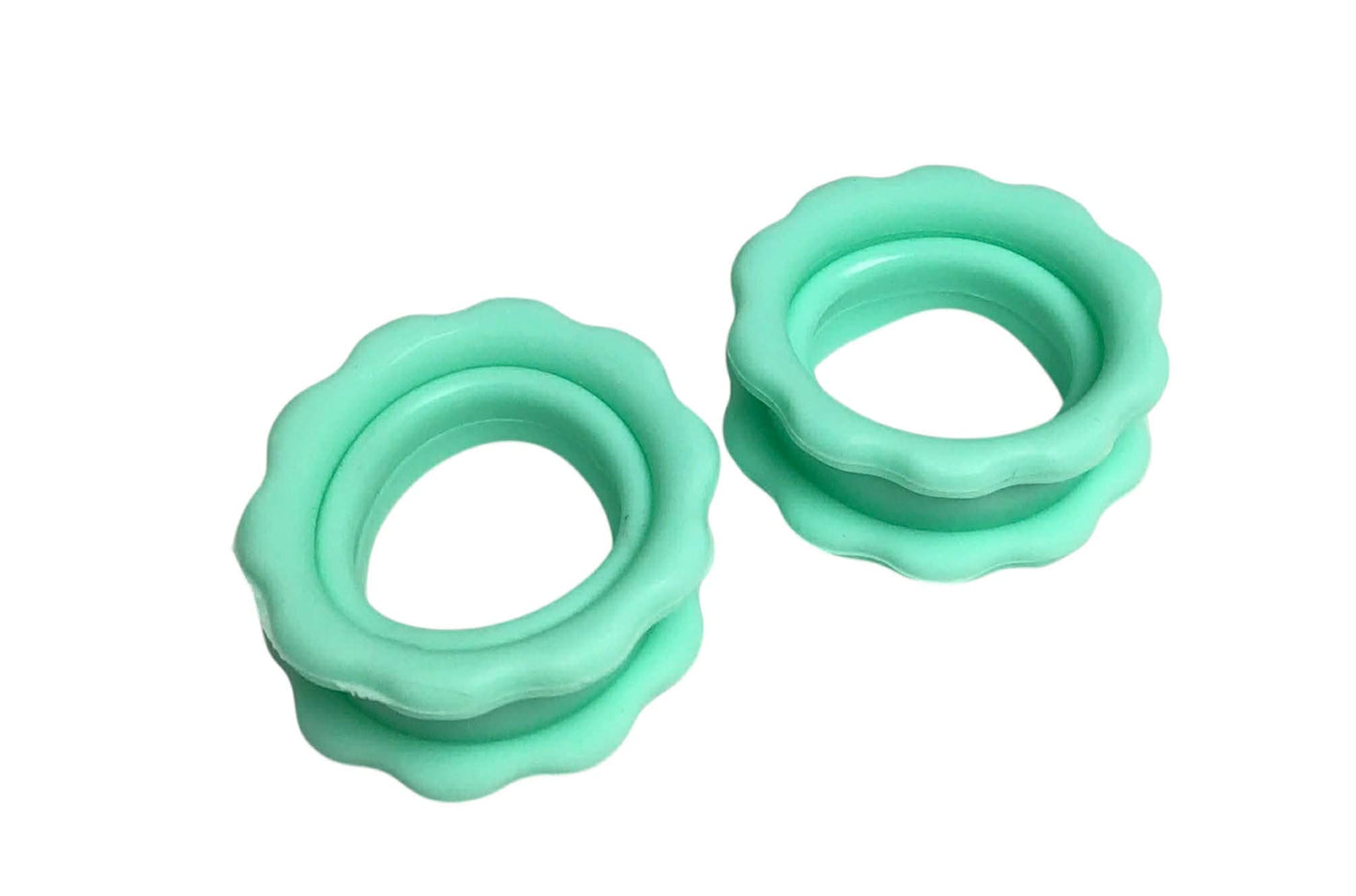 New Moon Tiny Finger Petite Hand Scissor Finger Rings-Gear Blossom