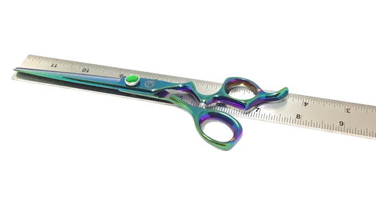 New Moon Green Moonster Straight Dog Grooming Scissor