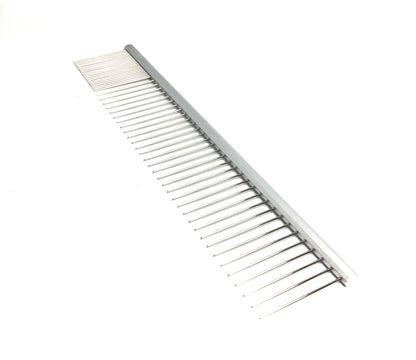 Silver New Moon Dog Grooming Comb