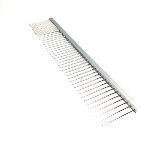 Silver New Moon Dog Grooming Comb