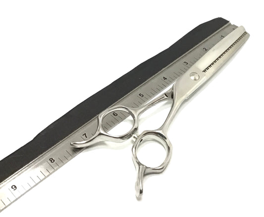 New Moon Stairway to Heaven Curved Dog Grooming Chunker/Blender Scissor