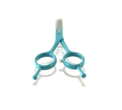 New Moon Left Handed Painted Moon Curve Dog Grooming Scissor