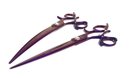 New Moon Queen Swivel 2pc Dog Grooming Scissor Set or Individual