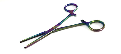 Rainbow Hemo Moon Straight Tweezers