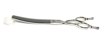 Left Handed New Moon Curved Fluffer Dog Grooming Scissor