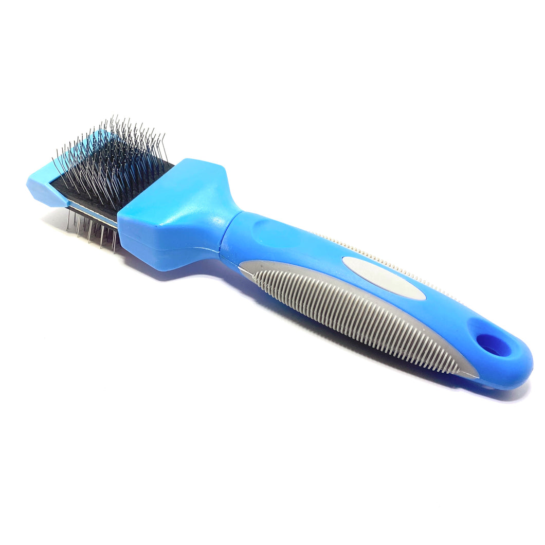 Blue Nova - Flexing double-sided Slicker Brush