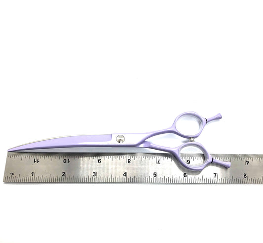 New Moon Painted Super Curve(Lavender) Dog Grooming Scissor