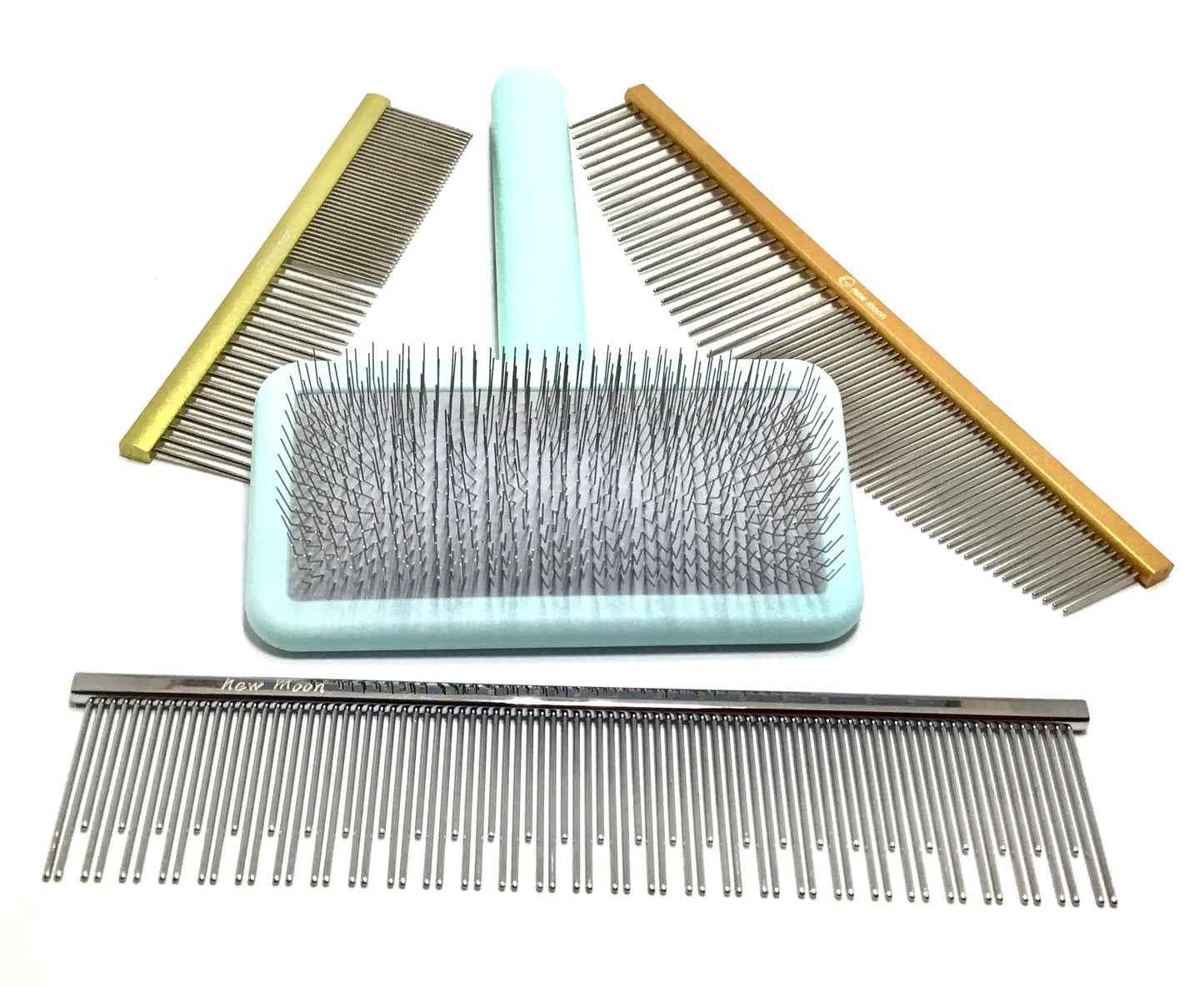 Show Class Finishing Comb & Brush 4pc Set